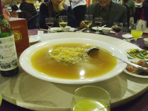 Dish 4: Shark fin soup