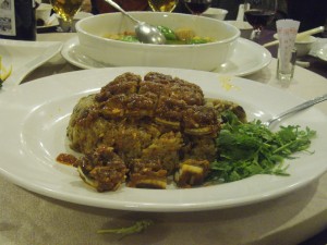 Dish 8: Fried eel and glutinous rice