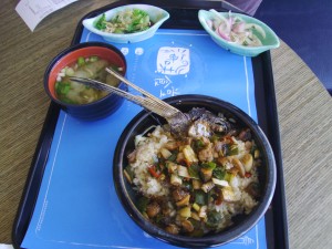 Fried Flying Fish Rice Bowl