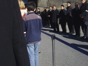 Mysterious Suited Security