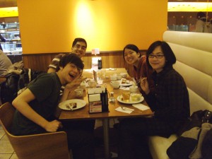 Full group at Sweets Paradise