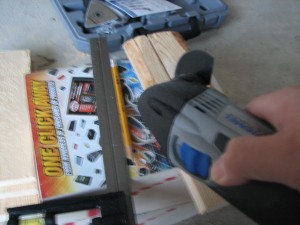 Trimming the Wood Planks