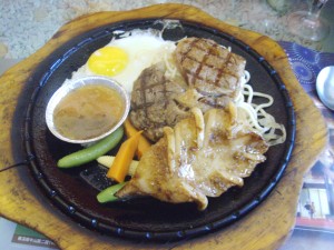 Steak and Squid Combo