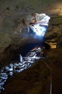 Descending into Carlsbad Caverns