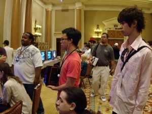 Melty players deep in thought.