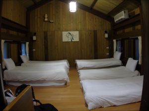 Inside the hotel room