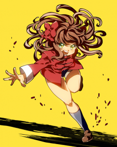 Miyako getting in there